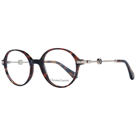 Christian Lacroix Women's Optical Glasses – Brown Round Frame, 50mm