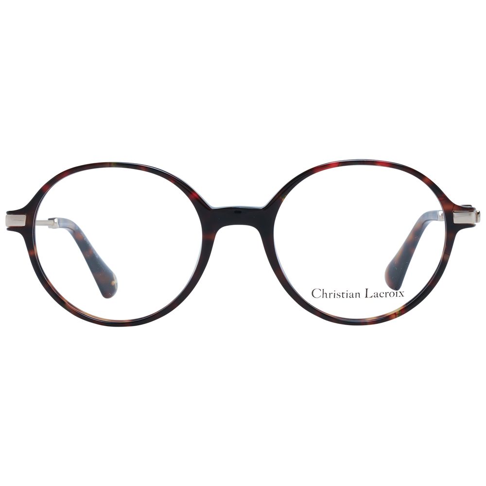 Christian Lacroix Women's Optical Glasses – Brown Round Frame, 50mm
