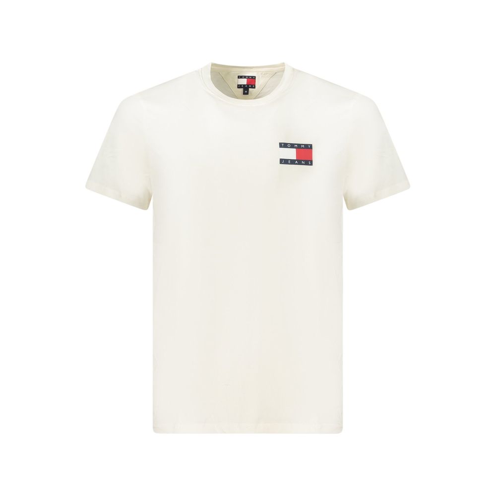 Tommy Hilfiger White Cotton Men's T-Shirt