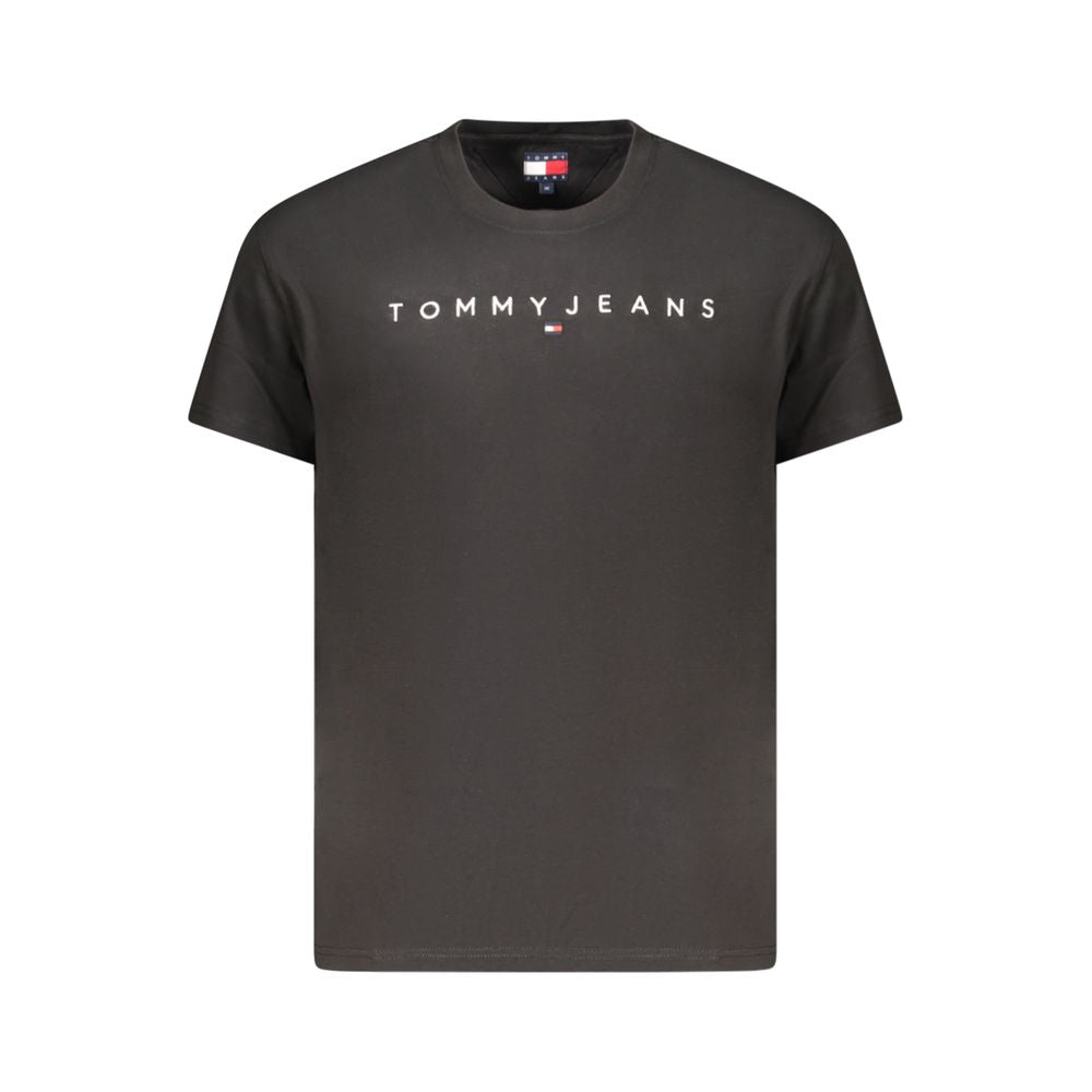 Tommy Hilfiger Black Cotton Men’s T-Shirt