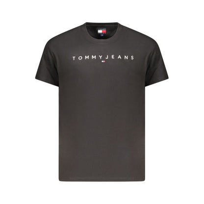 Tommy Hilfiger Black Cotton Men’s T-Shirt