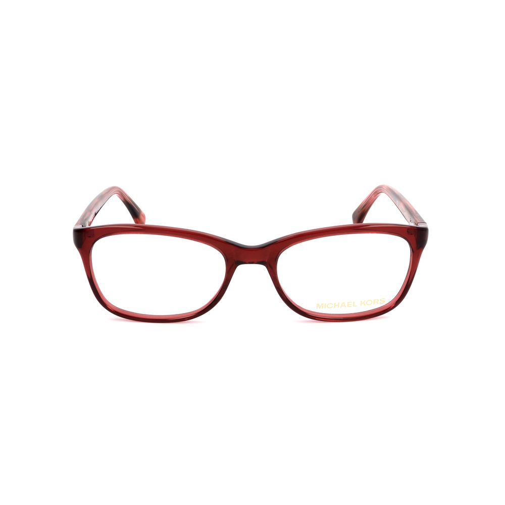 Michael Kors Burgundy Optical Glasses – Square Frame, 52mm