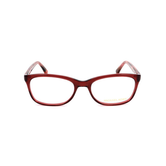 Michael Kors Burgundy Optical Glasses – Square Frame, 52mm
