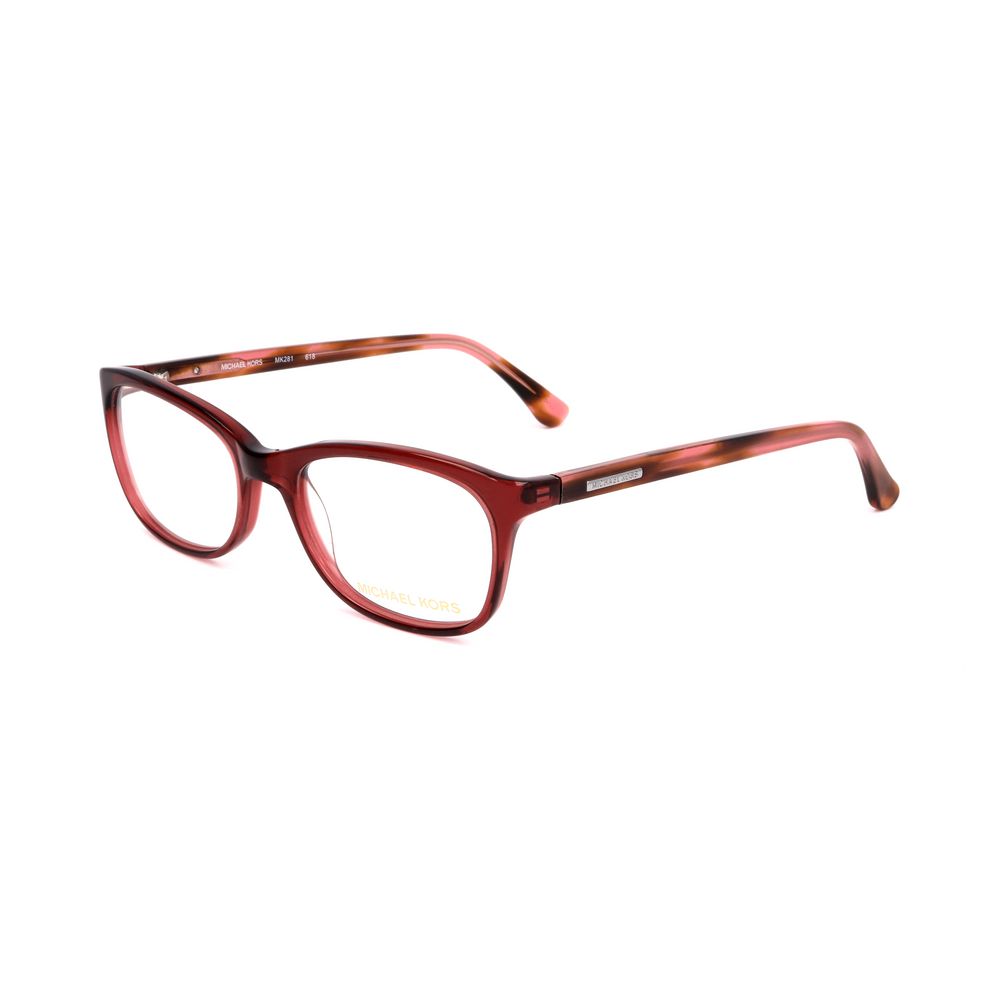 Michael Kors Burgundy Optical Glasses – Square Frame, 52mm