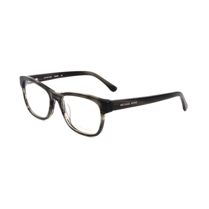 Michael Kors Gray Plastic Glasses – Square Full-Rim Frames, 53mm
