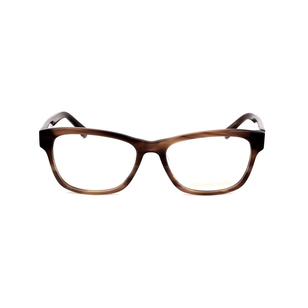 Michael Kors Brown Optical Glasses – Square Full-Rim Frame, 53mm