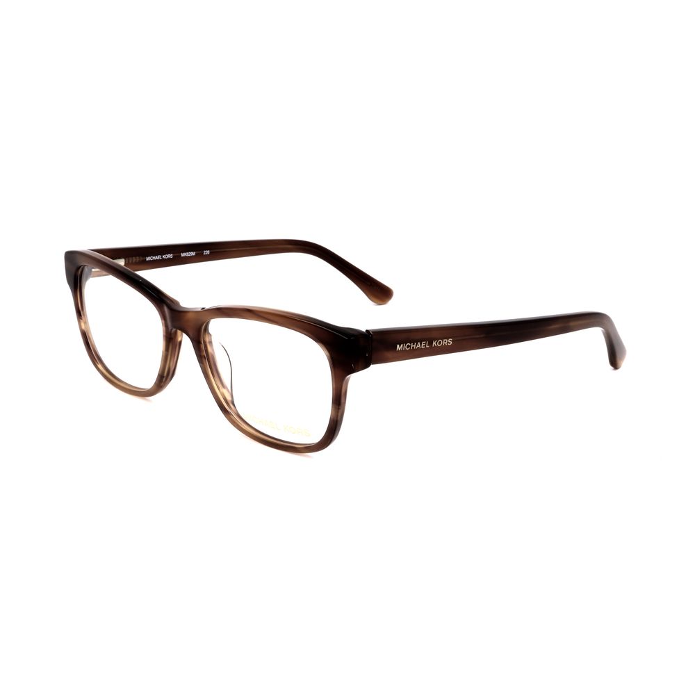 Michael Kors Brown Optical Glasses – Square Full-Rim Frame, 53mm