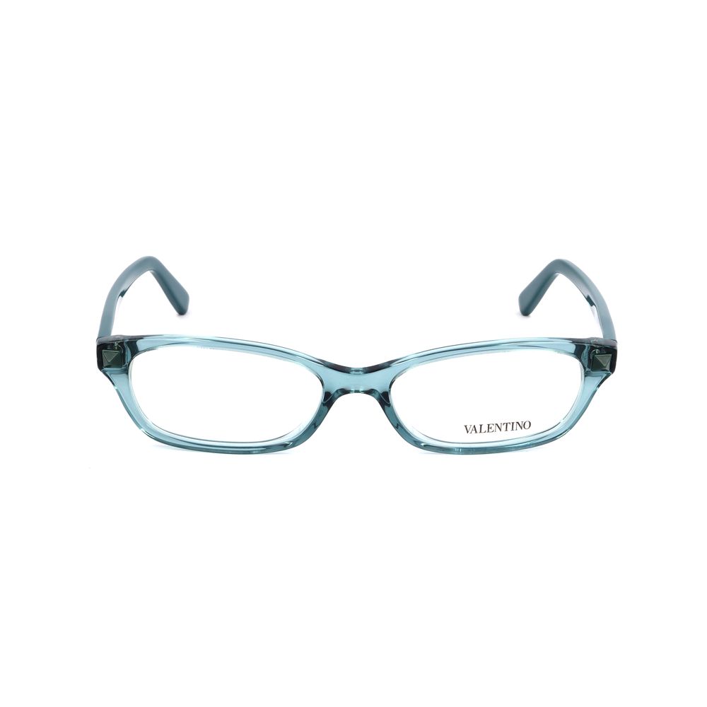 Valentino Women’s Optical Glasses – Transparent Black Frame, 52mm