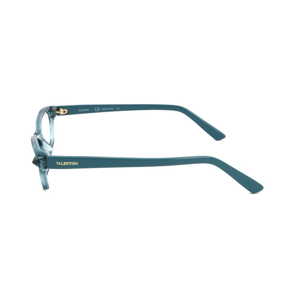 Valentino Women’s Optical Glasses – Transparent Black Frame, 52mm