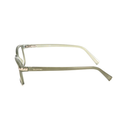 Valentino Women's Bicolor Plastic Glasses – Green Full-Rim Frame, 53mm
