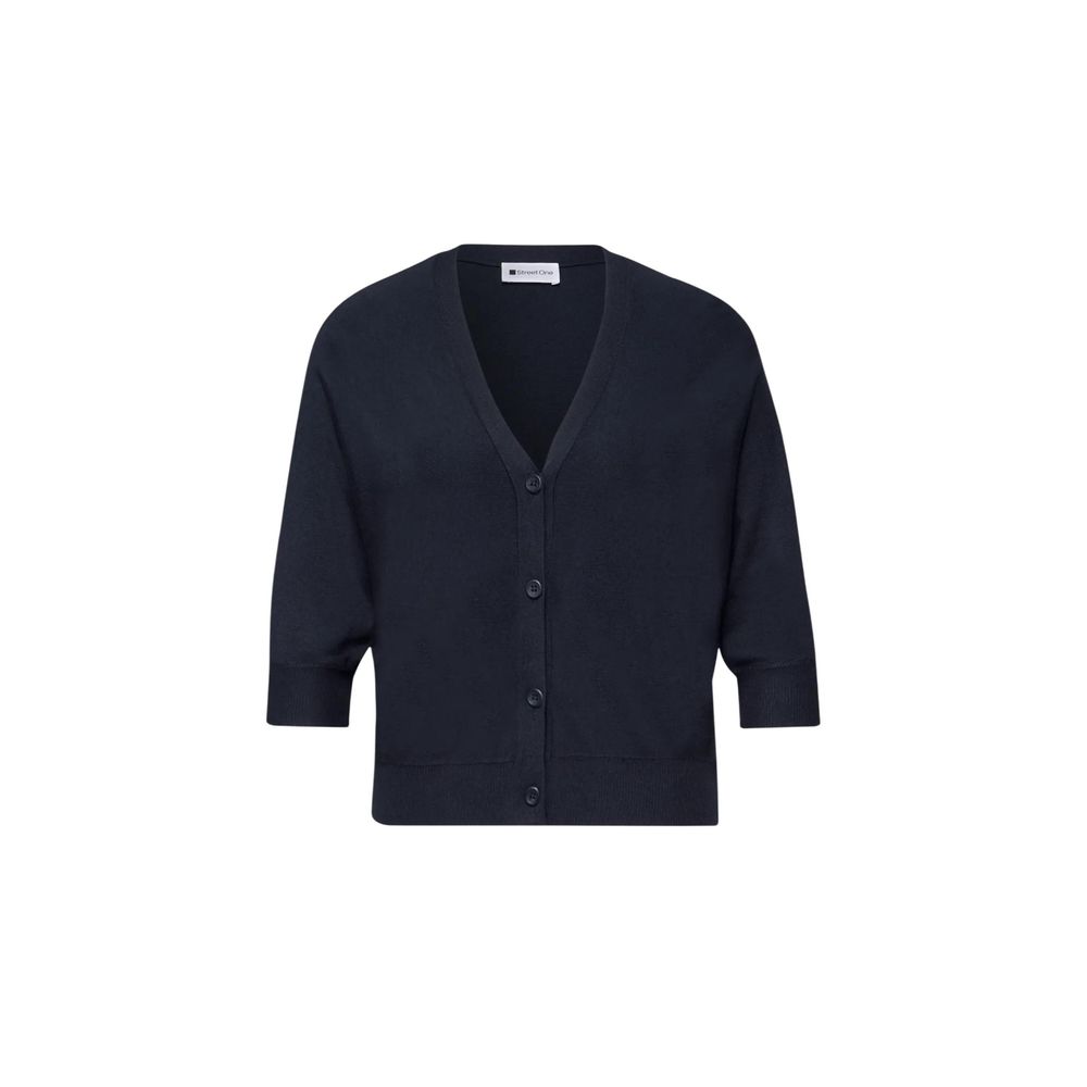 Street One Blue Viscose Cardigan