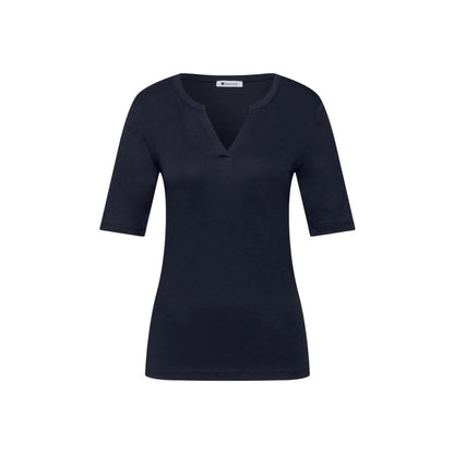 Street One Blue Cotton T-Shirt 324616
