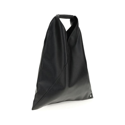 MM6 Black Polyethylene Handbag
