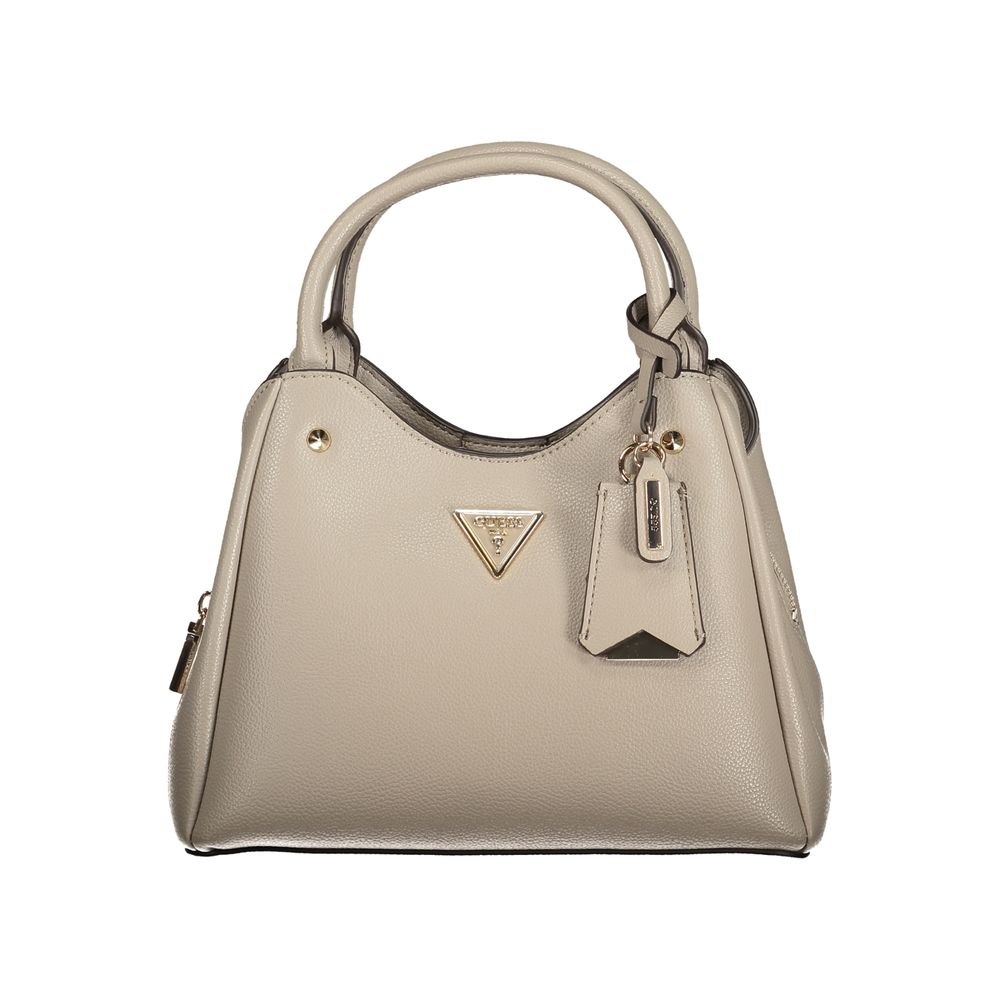 Guess Jeans Grigio Poliuretano Women Handbag - Meridian II