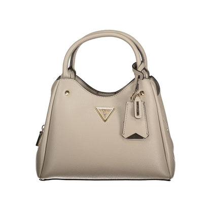 Guess Jeans Grigio Poliuretano Women Handbag - Meridian II