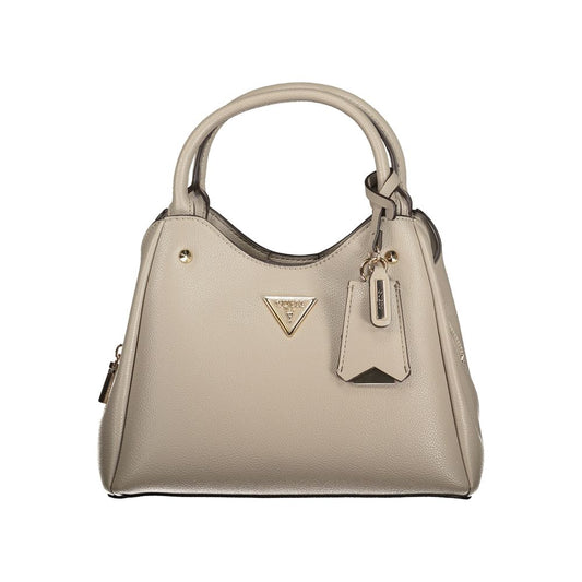 Guess Jeans Grigio Poliuretano Women Handbag - Meridian II