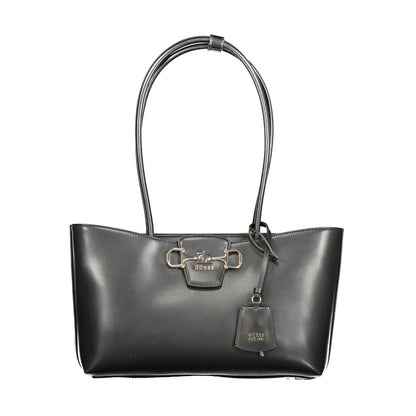 Guess Jeans Nero Poliuretano Woman Handbag - Janie Bag