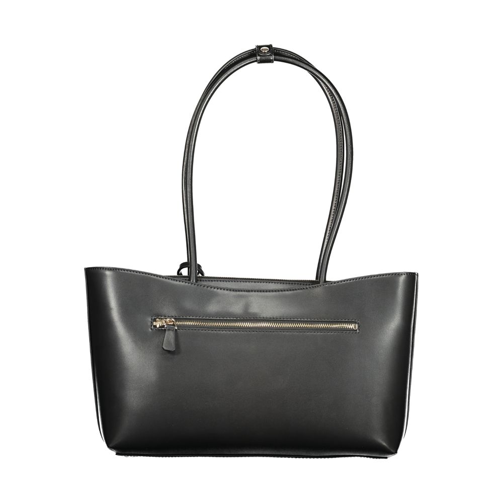 Guess Jeans Nero Poliuretano Woman Handbag - Janie Bag