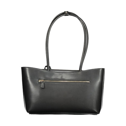 Guess Jeans Nero Poliuretano Woman Handbag - Janie Bag