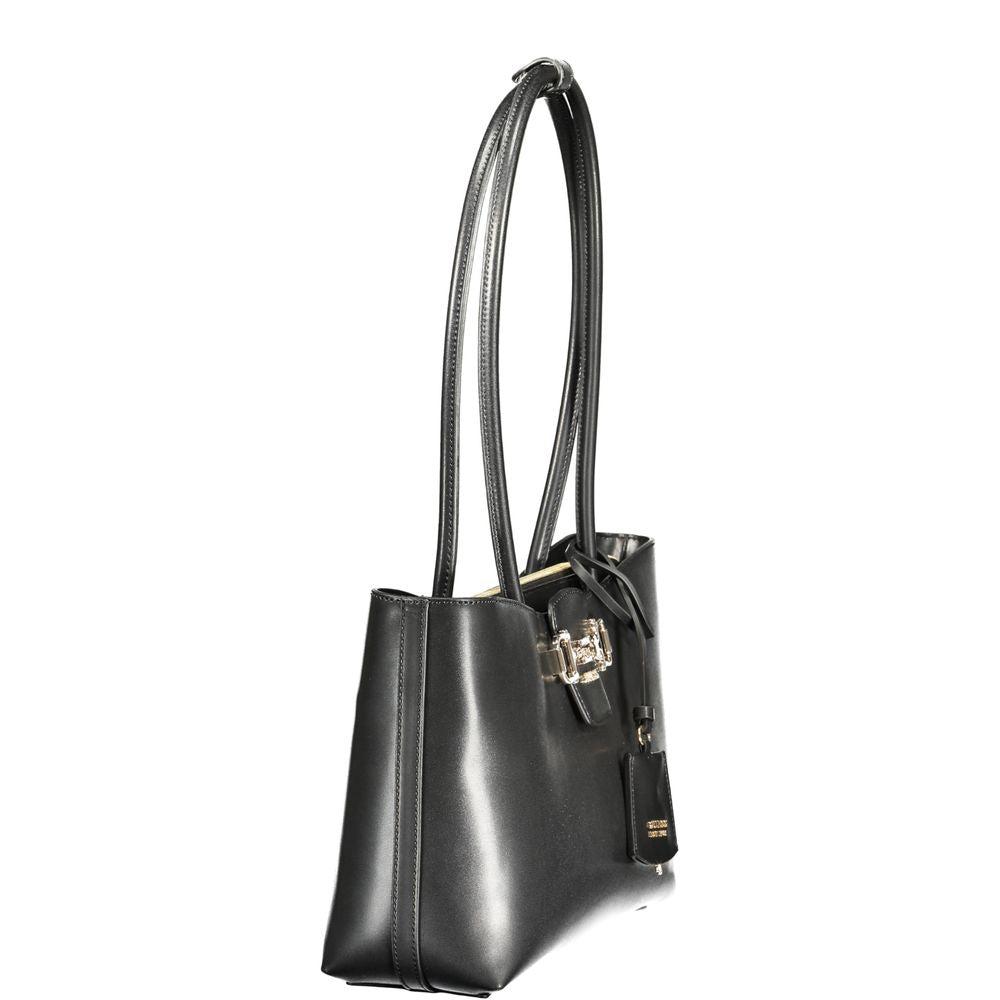 Guess Jeans Nero Poliuretano Woman Handbag - Janie Bag