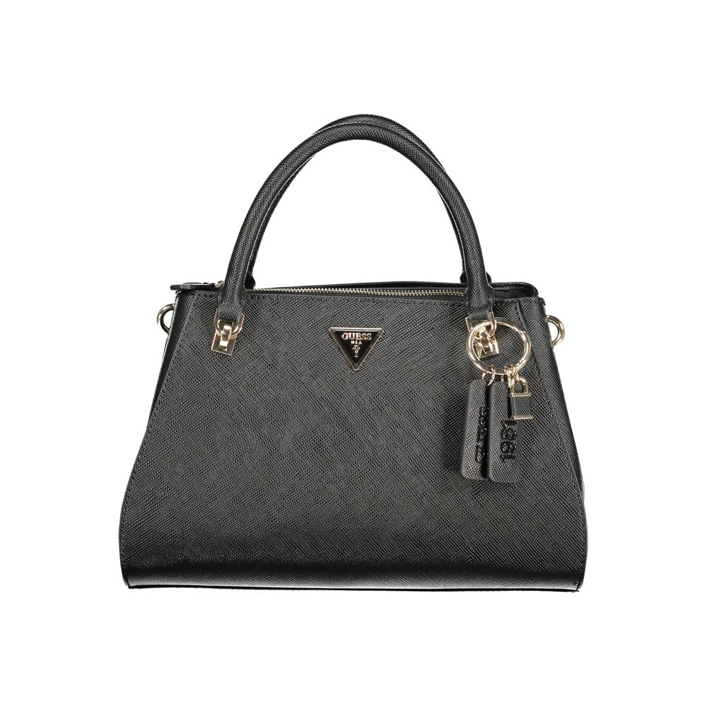 Guess Jeans Black Polyurethane Women Handbag - Noelle II
