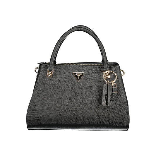 Guess Jeans Black Polyurethane Women Handbag - Noelle II