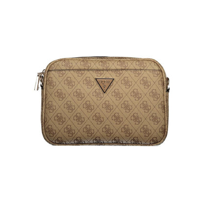 Guess Jeans Beige Polyurethane Women Handbag - Meridian II Bag