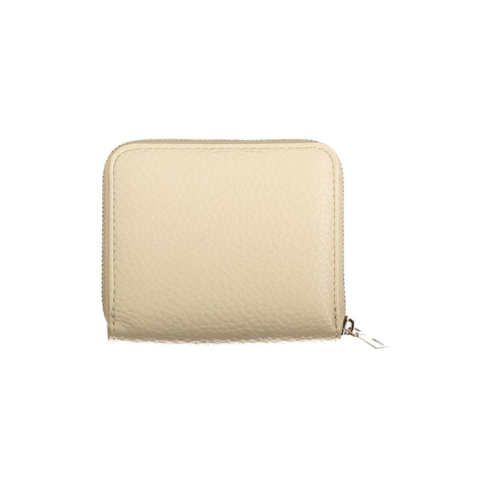 Guess Jeans Beige Polyurethane Women Wallet - Jessa SLG Wallet