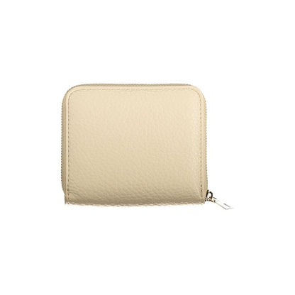 Guess Jeans Beige Polyurethane Women Wallet - Jessa SLG Wallet