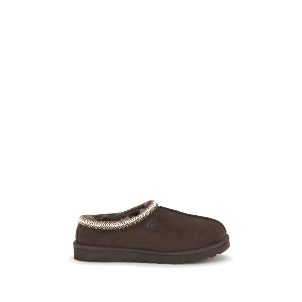 UGG Tasman II Brown Leather Mules