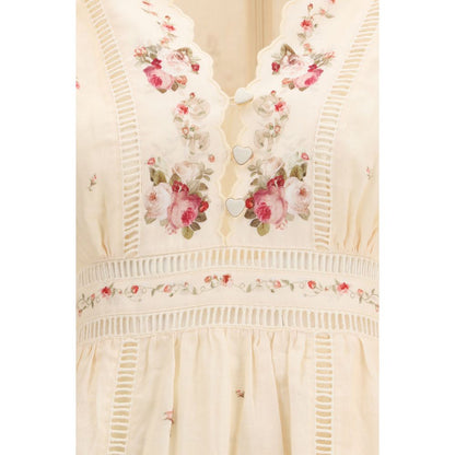Zimmermann Patience Plunging Midi Dress