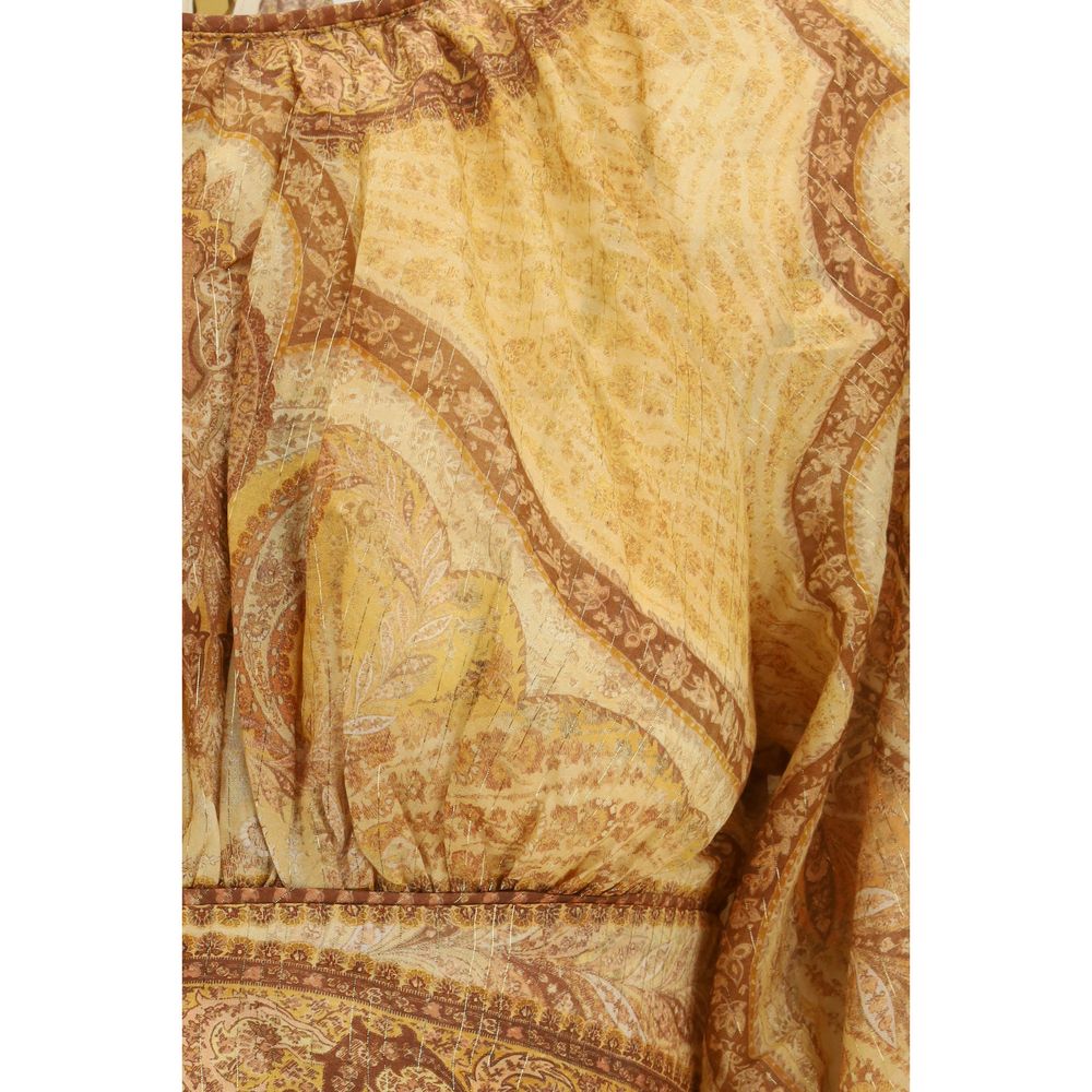 Zimmermann Bicolor Cotton Bustier Top Wanderlust
