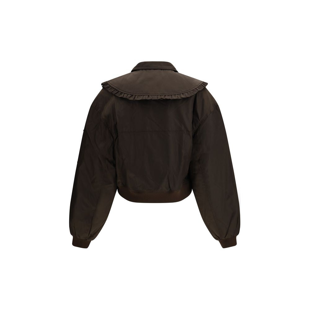 Ganni Duchesse Nylon Bomber Jacket