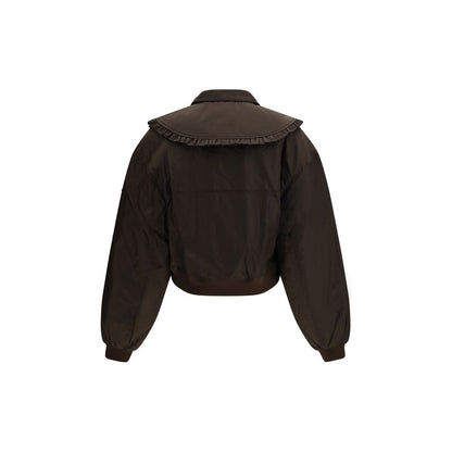 Ganni Duchesse Nylon Bomber Jacket