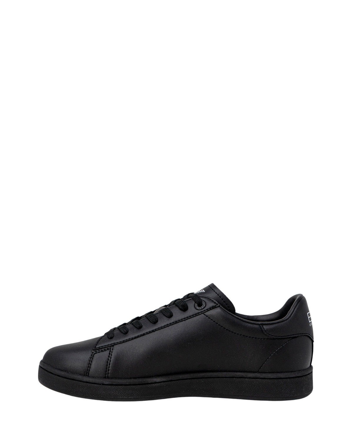 EA7 Emporio Armani Black Polyester Low Top Sneakers for Men