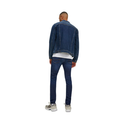 Jack Jones Blue Cotton Skinny Jeans - JJILIAM JJORIGINAL SBD 014 50SPS NOOS