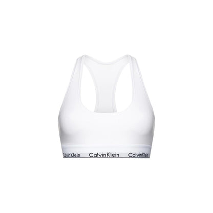 Calvin Klein Underwear White Cotton Bra – Comfort Meets Style