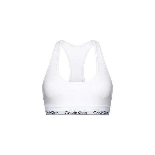 Calvin Klein Underwear White Cotton Bra – Comfort Meets Style