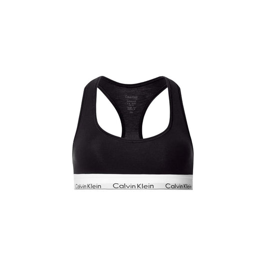 Calvin Klein Underwear F3785E Black Cotton Bra