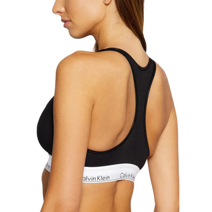 Calvin Klein Underwear F3785E Black Cotton Bra