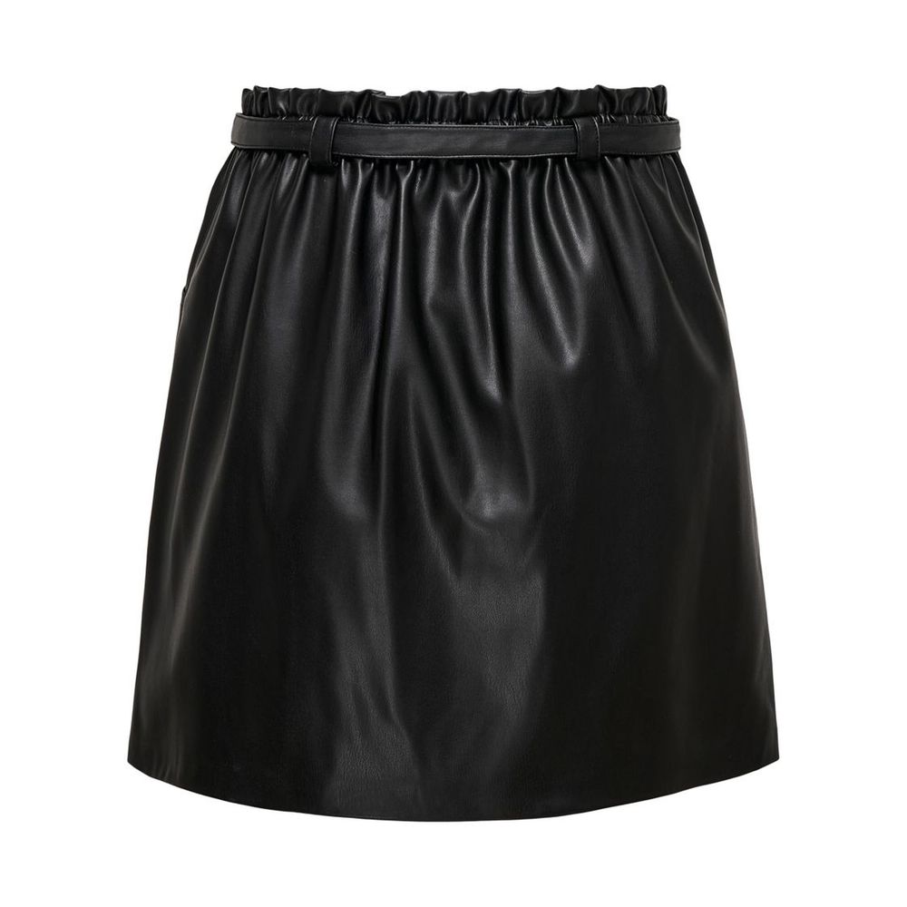 Only HEIDI Black Polyester Mini Skirt