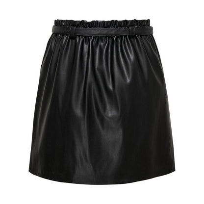 Only HEIDI Black Polyester Mini Skirt
