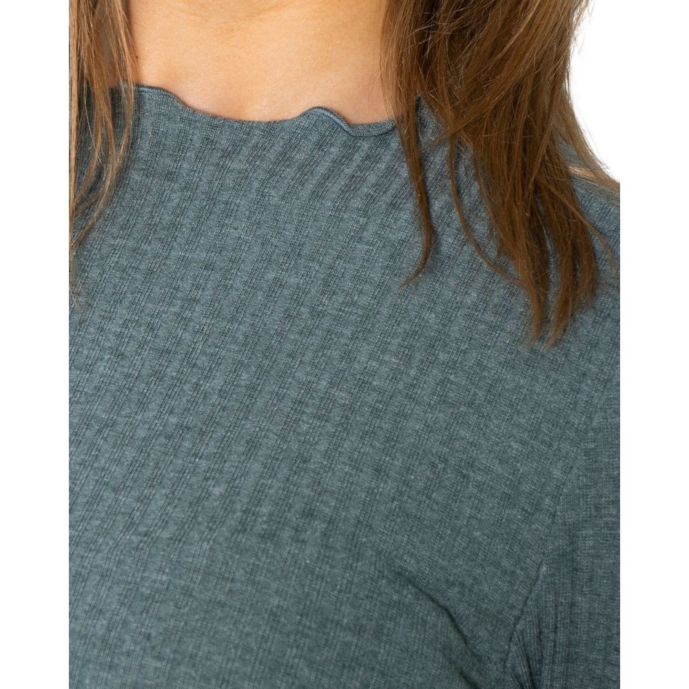 Only Bicolor Viscose Sweatshirt - EMMA L/S HIGH NECK TOP NOOS JRS 15180040