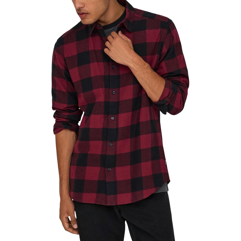 Only & Sons Multicolor Cotton Pattern Shirt for Men