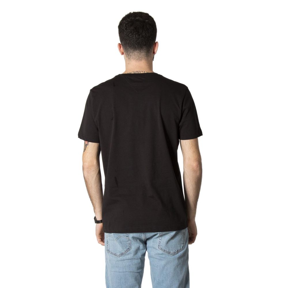 Tommy Hilfiger Core Logo Black Cotton T-Shirt