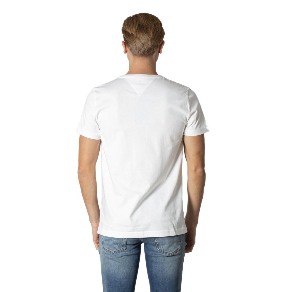 Core Tommy Logo Tee in Cream