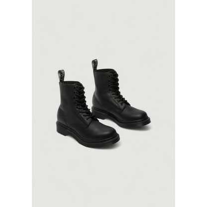 Dr. Martens Black Leather Lace-Up Boots