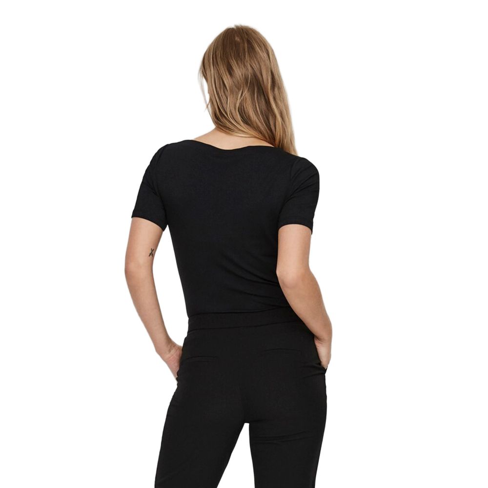 Vero Moda NOOS – VMPANDA MODAL S/S TOP NOOS Black Viscose T-Shirt