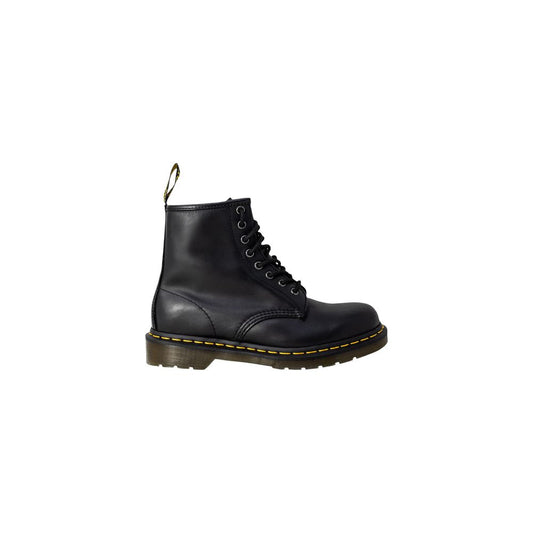 Dr. Martens Black Leather Lace-Up Boots - 1460 Nappa