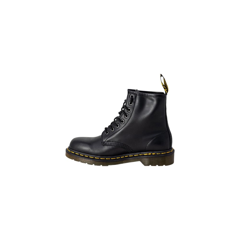 Dr. Martens Black Leather Lace-Up Boots - 1460 Nappa